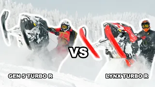 LYNX TURBO vs SKI DOO TURBO *Revelstoke bc*