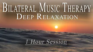 Deep Relaxation 🎧 Bilateral Music Therapy | Insomnia, Anxiety, Stress and PTSD Relief | EMDR