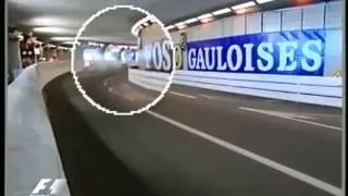 F1 Fernando Alonso Crash with 300 kmh Monaco GP 2004