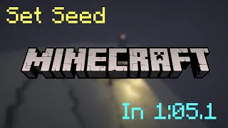 Minecraft Set Seed in 65 Seconds | TAS