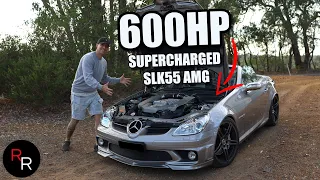 This 600HP Supercharged SLK55 AMG Is DOWN RIGHT EVIL!