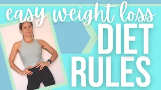 My DIET RULES for Easy, Permanent Weight Loss
