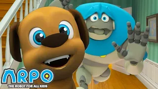 Arpo the Robot | NEW PUPPY!! | Funny Cartoons for Kids | Arpo and Daniel