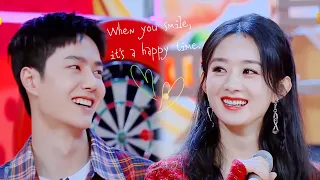 💚🧡So cute that they have a relationship that allows them to laugh together!#wangyibo_zhaoliying