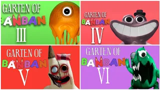 All Trailer Comparison: Garten Of Banban Chapter 6 Vs Chapter 5 Vs Chapter 4 Vs Chaptar 3