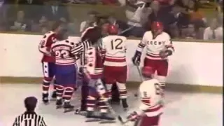 1974 Summit Series Canada vs  USSR game2 period3