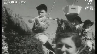 1951 Jersey Battle of Flowers features costumes, parade (1951)
