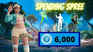 SPENDING 6,000+ V-Bucks in FORTNITE! (Spending Spree #10)