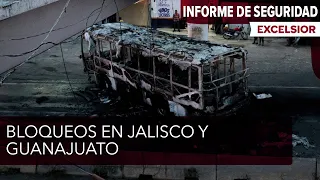 Bloqueos en Jalisco y Guanajuato, porque CJNG pensó que líderes habían sido detenidos: Sedena