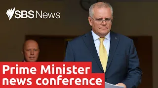 Scott Morrison update on Australian floods and the Ukraine crisis | SBS News