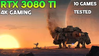 RTX 3080 Ti + 12900k | 10 Games FPS Tested at 4k In 2022