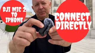 DJI Mic 2 напрямую соединяется с айфоном / DJI Mic 2 connects to Iphone DIRECTLY