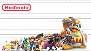 Nintendo Characters Size Comparison