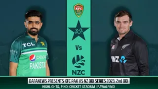 1st Innings Highlights | Pakistan vs New Zealand | 2nd ODI 2023