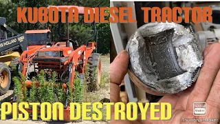 Replacing The Engine In A Kubota Tractor L3000DT