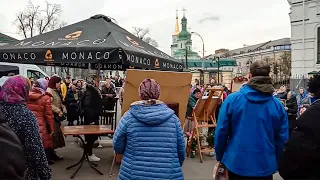 11.04.23 Киево-Печерская Лавра. Провокация не удалась. Молитвенное стояние продолжается