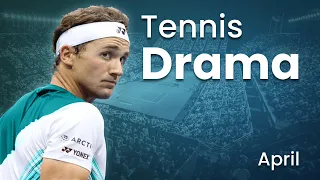 Tennis Angry Moments & Drama - April 2023