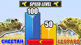 Big Cat Family Speed Comparison | Animal Tier List [S1] | SPORE