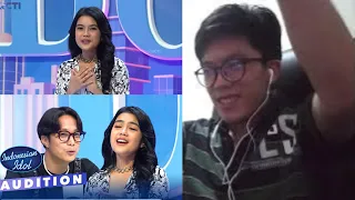 Suara dan Tatapan Raisa Syarla Bikin Dikta Jatuh Hati | Audition 1 | Indonesian Idol 2023 | REAKSI!