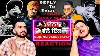 Reaction on SIDHU MOOSE WALA vs KARAN AUJLA Beef | React Hub | Sidhu Moosewala Reaction ??