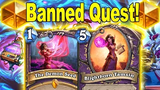 Banned Quest Warlock Is Tier 1 Best Warlock Deck In The Game At Festival of Legends | Hearthstone