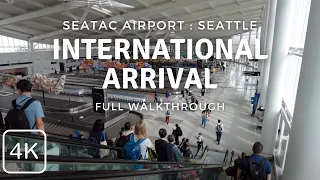 International Arrival at Sea-Tac Airport Walking Tour | Seattle, WA Washington