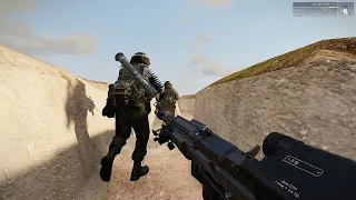 Arma 3 storming the trenches with bots