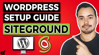 Siteground WordPress Tutorial Setup 2023 🔥 Beginners Web Hosting & WordPress Guide