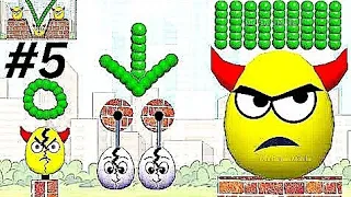 Draw To Smash VS Hide Ball logic puzzle Game / Level 5244 - 5322 Game / ASMR Gameplay / Rescue Game