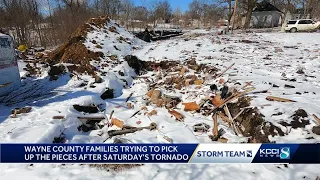 Iowa woman credits her late husband for saving her from tornado