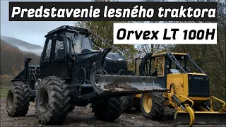 Presentation New Skidder Orvex LT 100 Hydrostat Made in Slovakia 🇸🇰,forest tractor,