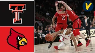 2019 College Basketball Texas Tech vs #1 Louisville Highlights