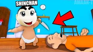 SHINCHAN BECAME A BABY AND TRIED TO KILL ME