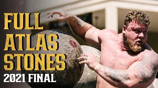 ENTIRE Atlas Stones, EVERY RUN | 2021 SBD World's Strongest Man Final