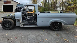 1963 F100 Unibody Mustang GT Mashup Ep #18 - Fabricating Floor Pans