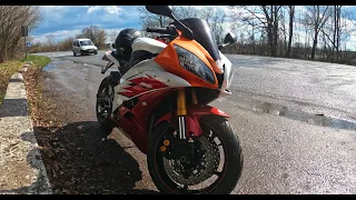 Yamaha R6. Моя мото історія. Виїзд після роботи.