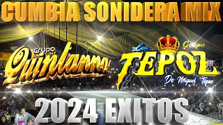 MIX GRUPO QUINTANNA VS LOS TEPOZ 🧨🧨🧨CUMBIA SONIDERA MIX 2024 EXITOS 🎇🎇🎇CUMBIAS MIX