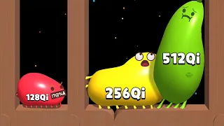 Blob Merge 3D: MAX Level - Unlock 128Qi vs 256Qi vs 512Qi | 2048 Blob Android Gameplay World Record