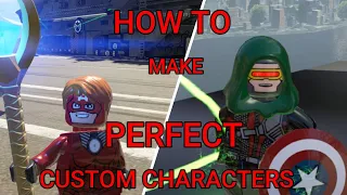 How to create perfect custom character  in  lego marvel superheroes