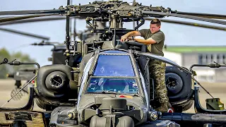 World's Most Feared Attack Helicopter AH-64 Apache in Action