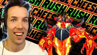 Queuing up as Random and cheesing & rushing EVERY GAME - WC3 - Grubby