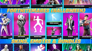 ALL Halloween Skins, Emotes, Collabs & Bundles Fortnite! Fortnitemares Item Shop