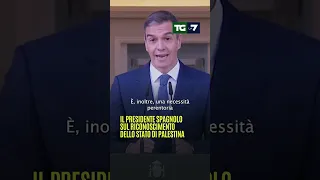 Il presidente spagnolo sul riconoscimento dello stato di Palestina