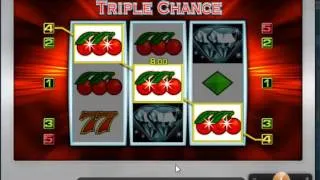 Triple Chance 1 € Euro Sunmaker Echtgeld 140 € Gedrükt