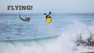 TOW-SURFING IN LAGUNA BEACH!!