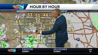 Much cooler tonight, then one rain chance left this week