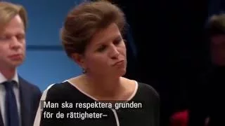 Debatt invandring Danmark & Norge VS Sveriges Annie Lööf & Gudrun Schyman