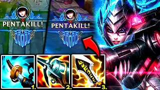 CAITLYN TOP CAN LITERALLY 1V5 FULL ENEMY TEAM (2 PENTAKILLS) - S14 Caitlyn TOP Gameplay Guide