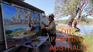 OIL PAINTING - LARGE PALETTE KNIFE - PLEIN AIR - ALLA PRIMA / AUSTRALIA!