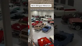We're Ellingson Motorcars. Welcome to classic car heaven!